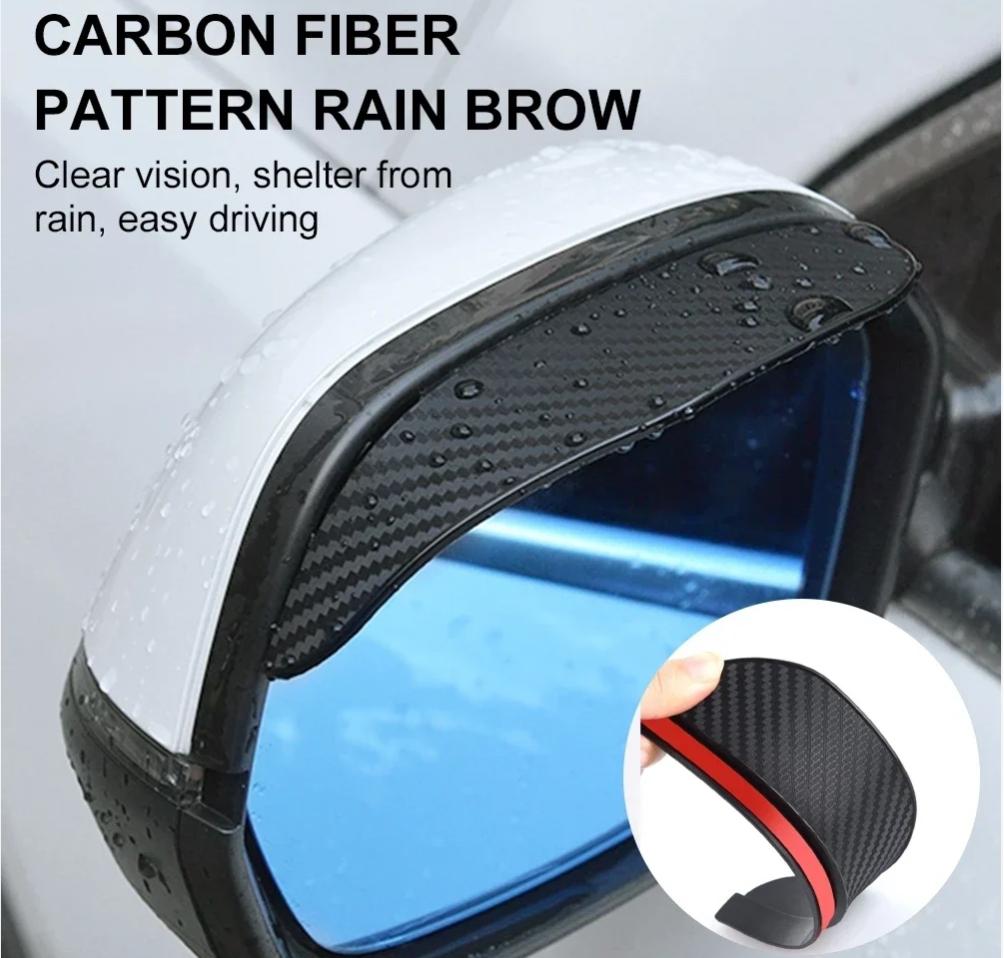 Side mirror eyebrow pair (rain protector): Universal size