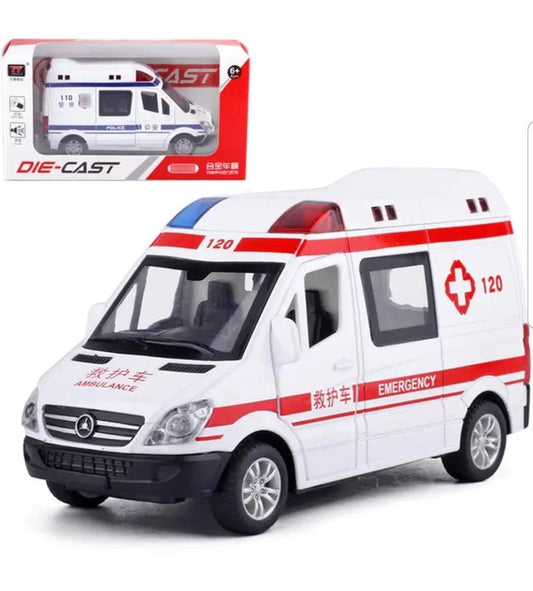 DieCast Metal Ambulance Toy Car